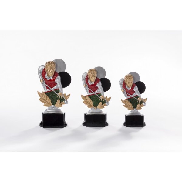 Resinfigur Billard 160mm