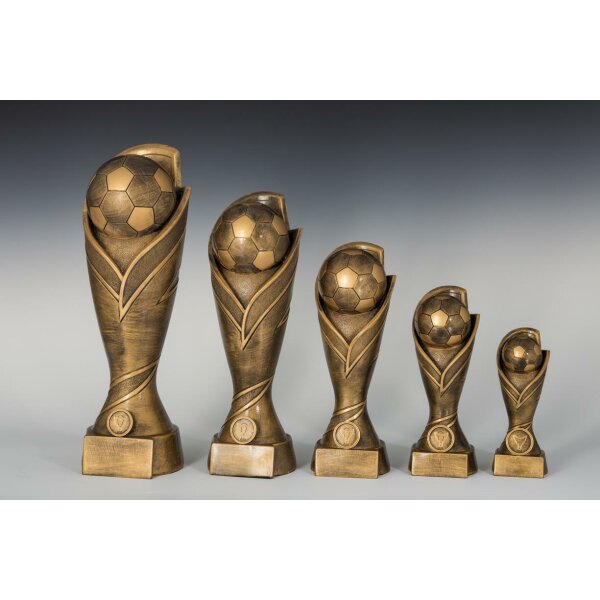 Resinfigur "Fußball-Cup" 17 - 39 cm