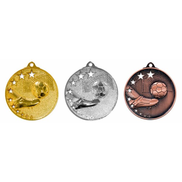 Fußball-Medaille, Ø 5 cm, 26g