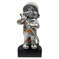 Resinfigur Kinderfeuerwehr 125mm