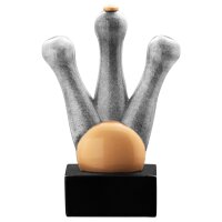 Resinfigur Kegeln 123mm