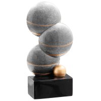 Resinfigur Boule/Bosseln/Pentaque 122mm