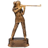 Resinfigur Gewehr-Schützin
