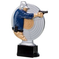 Resinfigur Pistolen Schütze
