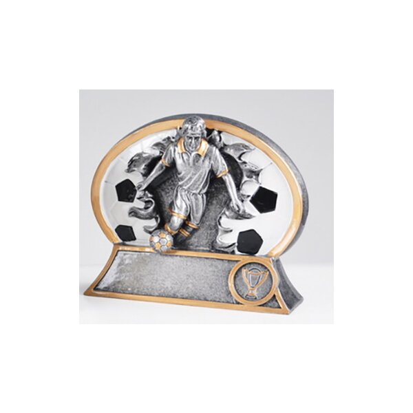 Resinplakette "Fußball" 145x130 mm