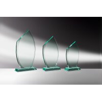 Jade-GlasTrophäe mit Lasergravur